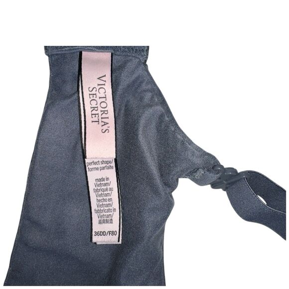 Victoria’s Secret 36DD Body by Victoria Perfect Shape Grey Padded Underwire Bra - Picture 7 of 9